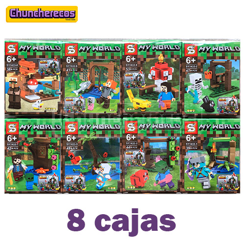 Lego minecraft mini online figuras