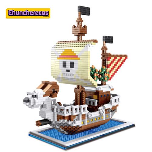 Figura 2 Mini Barco Thousand Sunny Y Going Merry One Piece
