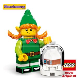 chica-elfa-navidena--minfiguras-lego-serie-23-chuncherecos-costa-rica