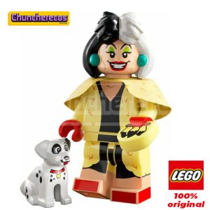 cruella-de-vil-minifigura-lego-serie-100-anos-chuncherecos-costa-rica