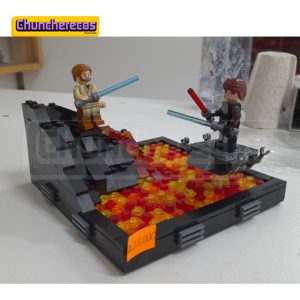 pelea-de-anakin-con-obi-one-mustafar-chuncherecos-minifiguras-estilo-lego-2