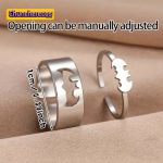 Set de Anillos de Pareja con Temática de Batman - Imagen 3