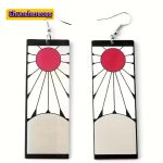 Aretes Hanafuda de Tanjiro – Demon Slayer