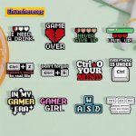 Pines Metálicos - Arte Pixel de Juegos Vintage – Precio Unitario - Imagen 2