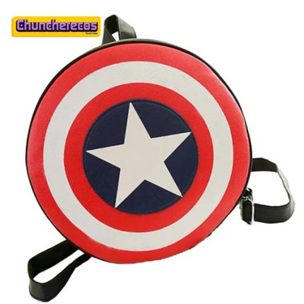Mochila circular con el diseño del escudo del Capitán América en Costa Rica, Chuncherecos