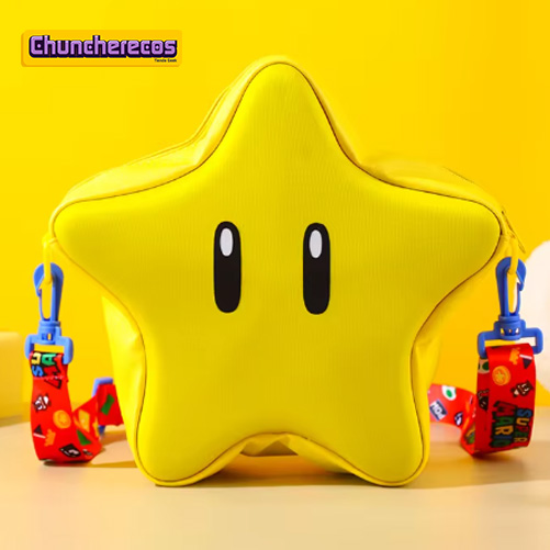 Bolso-Estrella-Mario-Costa-Rica-Chuncherecos Bolso con Diseño inspirado en Estrella - Mario Bros en Costa Rica, Chuncherecos