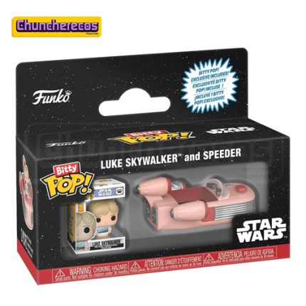 Funko-Bitty-POP!-Luke-Skywalker-con-Speeder-Star-Wars-minifiguras-estilo-lego-chuncherecos-costa-rica