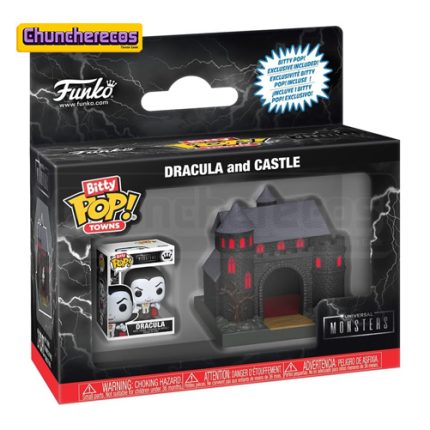 Funko-Bitty-POP!-Town-Monstruos-Universales-Drácula-y-Castillo-minifiguras-estilo-lego-chuncherecos-costa-rica