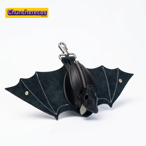 Monedero-Murcielago-Costa-Rica-Chuncherecos Monedero/Llavero con Diseño de Murciélago en Costa Rica, Chuncherecos