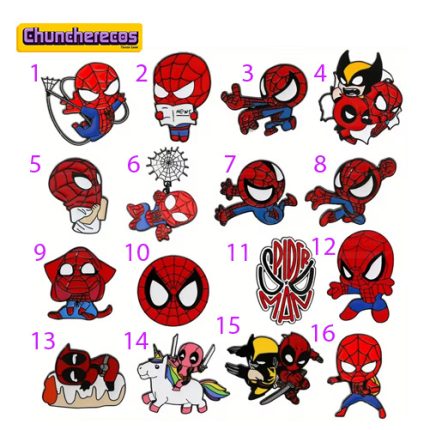 Spiderman-pines-broches-costa-rica-chuncherecos-costa-rica
