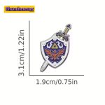 Pin Metálico - Escudo Hyliano y Espada Maestra - The Legend of Zelda - Imagen 3