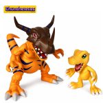 Set de figuras coleccionables de Agumon y Greymon – Digimon en Costa Rica, Chuncherecos 