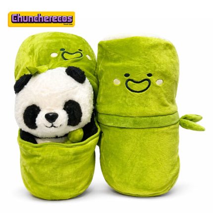 Peluche de panda en funda estilo bambú en Costa Rica, Chuncherecos 