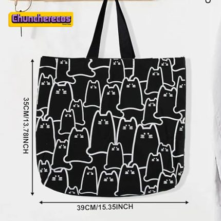 Bolso Tote con estampado de Gatos en Costa Rica, Chuncherecos