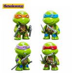 set de 4 figuras coleccionables estilo chibi de las Tortugas Ninja en Costa Rica, Chuncherecos 