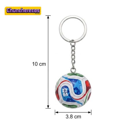 Llavero de balón alusivo al Mundial 2026