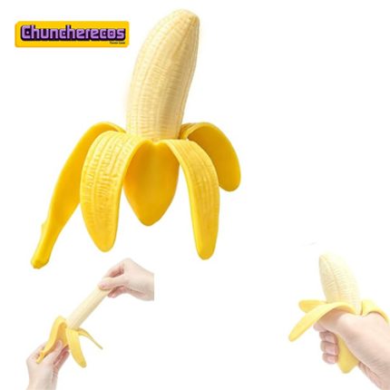 Squishy de banana - Juguete antiestrés en Costa Rica, Chuncherecos 