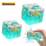 Squishy Antiestrés tipo cubo de gel transparente - Temática Marina en Costa Rica, Chuncherecos