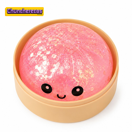 Squishy-Dumpling-Rosa-Costa-Rica-Chuncherecos Squishy con forma de dumpling - juguete antiestrés sensorial en Costa Rica, Chuncherecos