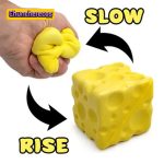 Squishy con Diseño de Queso - Juguete Antiestrés - Imagen 3