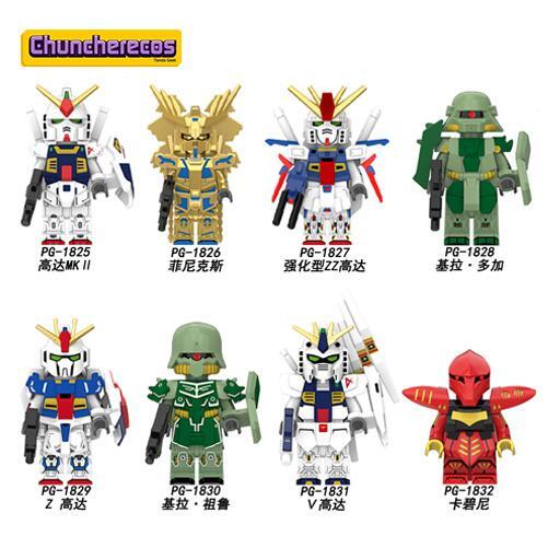 Gundam-minifiguras-estilo-lego-chuncherecos-costa-rica-figuras