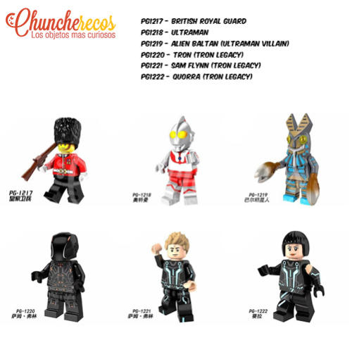 Chuncherecos la mayor tienda de minifiguras del país